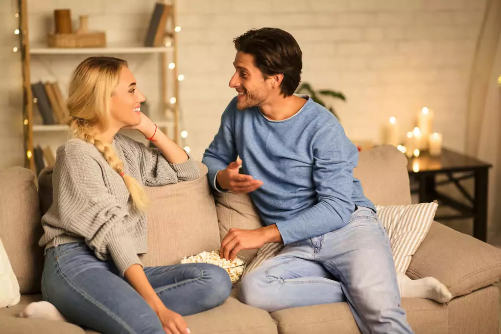couple talking to each other