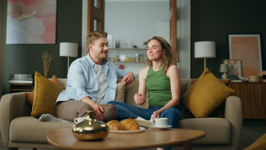 couple talking