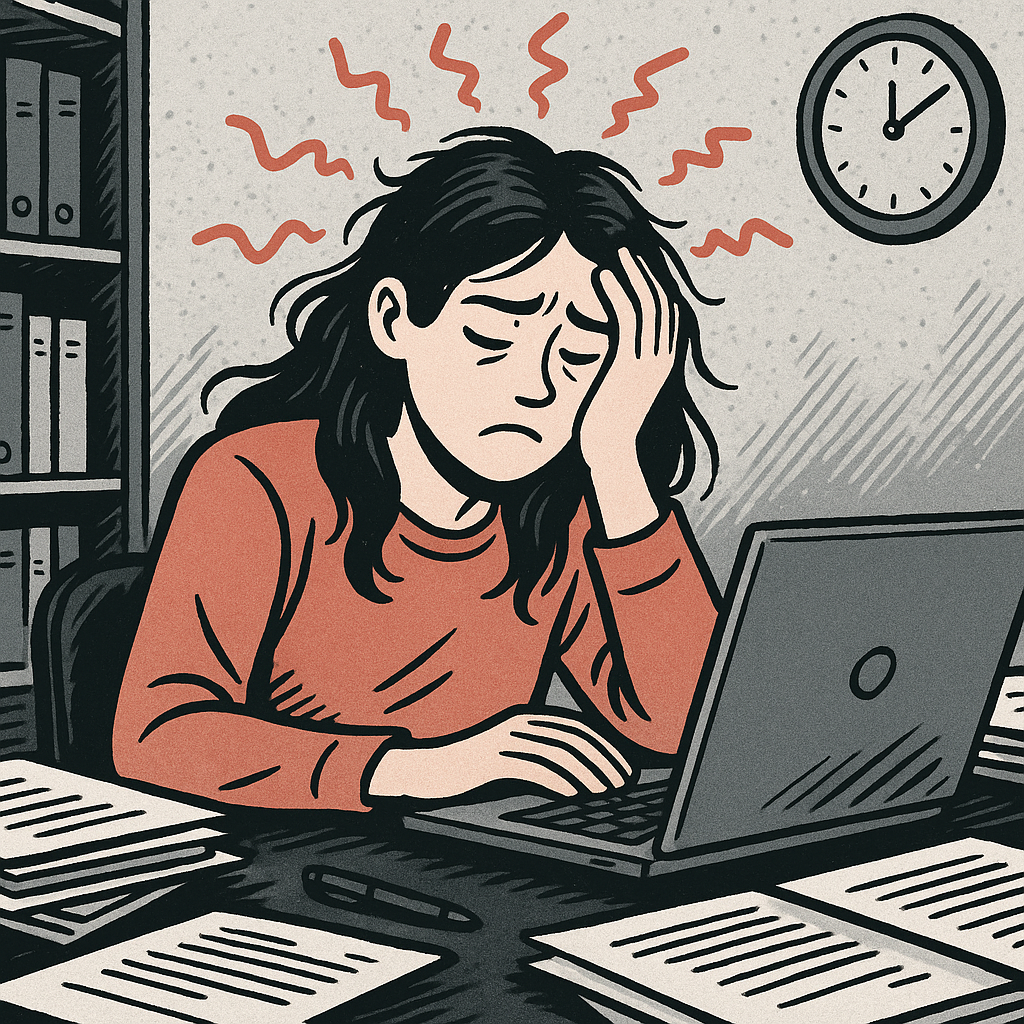 Sad teen or adolescent girl drawing