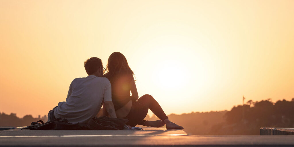 Self-care strategies for couples - photo of couple in nature
