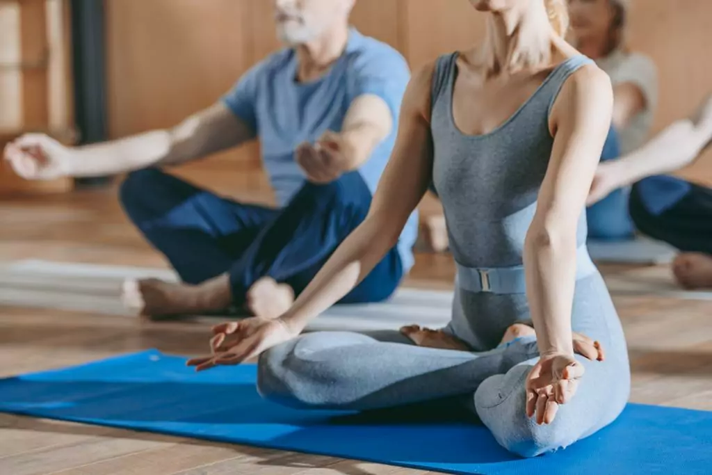 yoga at a depression retreat Australia