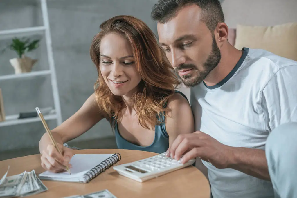 Couple doing their financial planning together