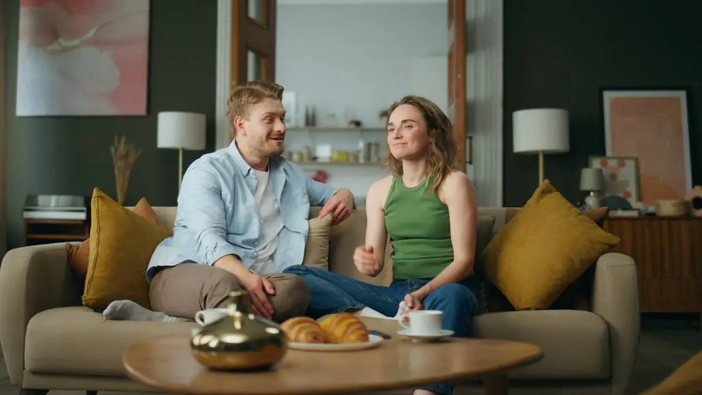couple talking