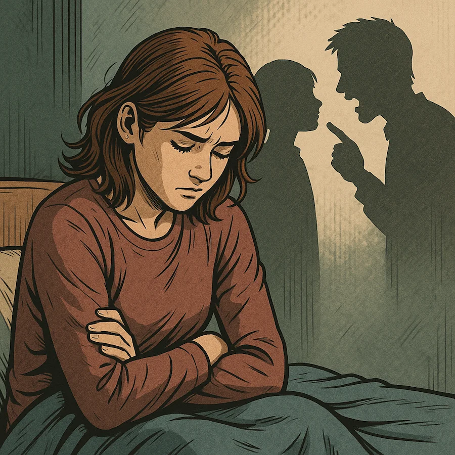 Teen with emotionally immature parents who are fighting