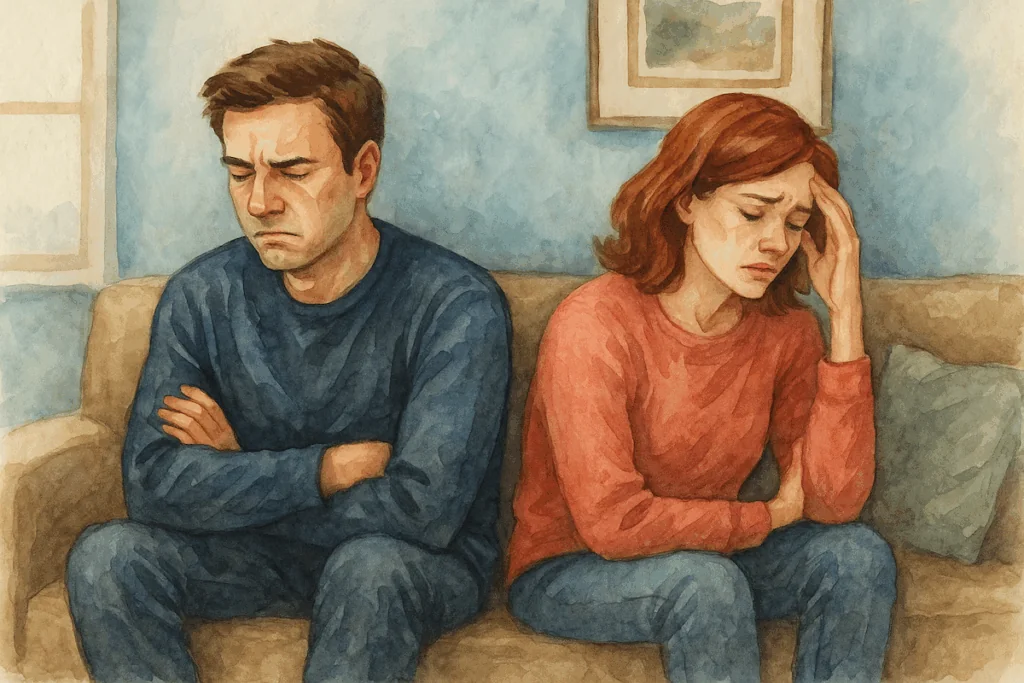 Image of couple at a couples retreat