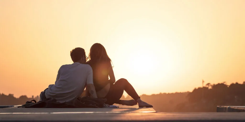 Self-care strategies for couples - photo of couple in nature